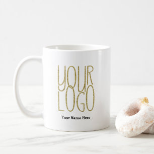 Custom Name Business Promotional Logo Template Coffee Mug