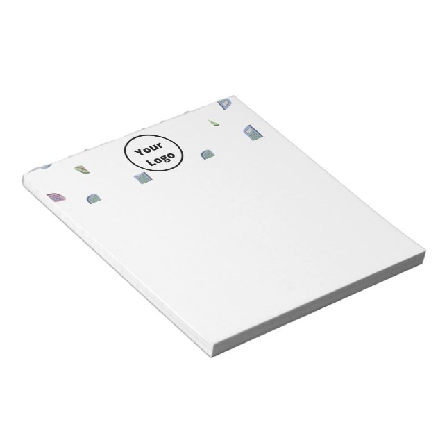 Custom name calculator pattern notepad (Angled)