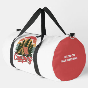 Custom Name Camping Duffle Bag