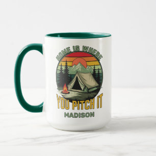 Custom Name Camping Mug