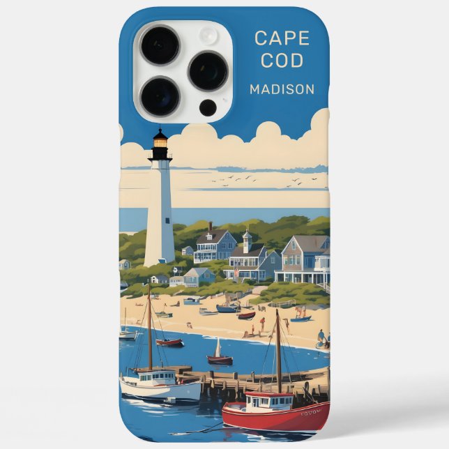 Custom Name Cape Cod Massachusetts Case-Mate iPhone Case (Back)