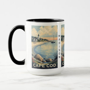 Custom Name Cape Cod Massachusetts Mug