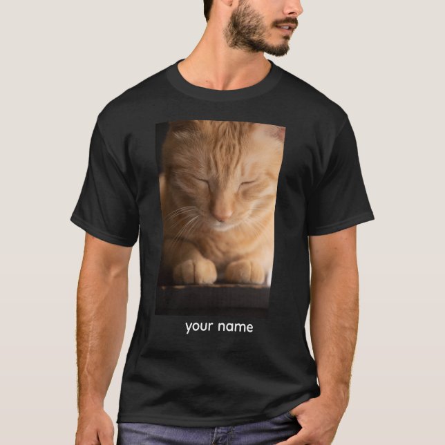 Custom Name Cat T-Shirt (Front)