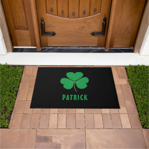 Custom Name Celtic Ireland Shamrock Irish Classic Doormat