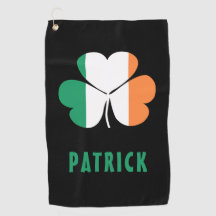 Custom Name Celtic Ireland Shamrock Irish Flag