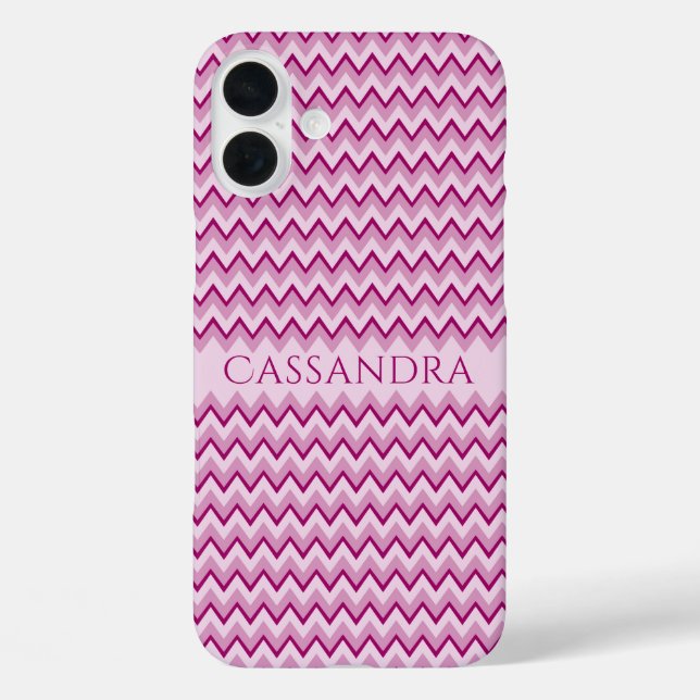 Custom name Chevron Pattern phone cases (Back)