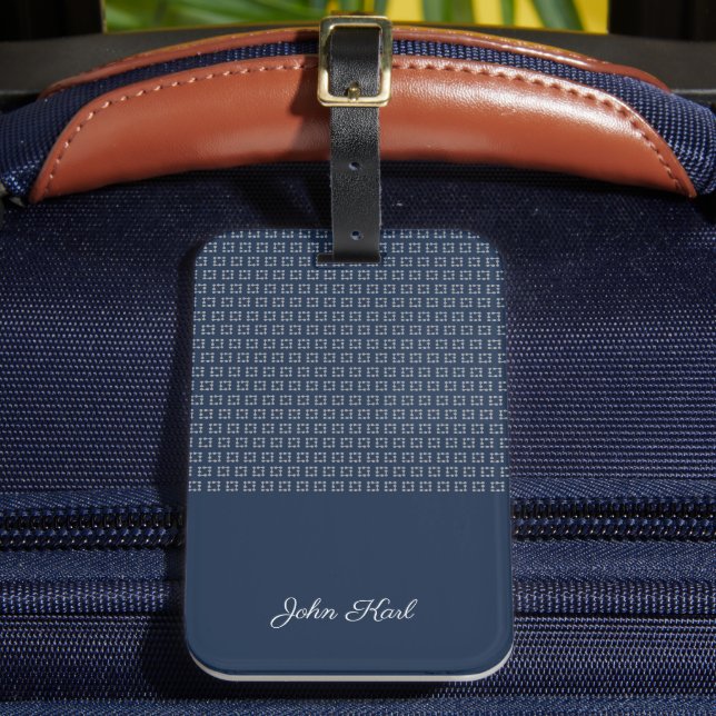 Custom Name Chic Luggage Tag (Front Insitu 2)