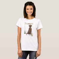 Custom Name Chocolate Lab Pet Dog
