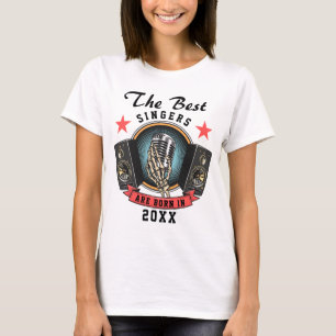 Custom Name Choir Singer Birthday T-Shirt