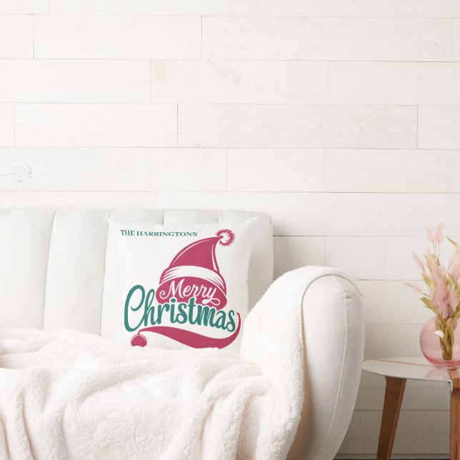 Custom Name Christmas Cushion (Couch)