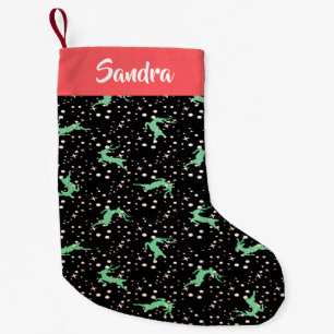 Custom Name Christmas Deer Stocking