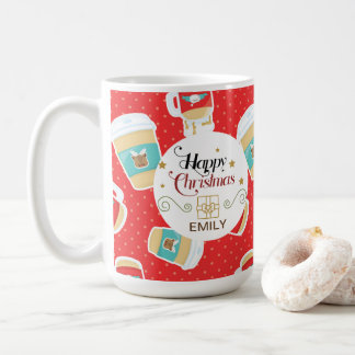 Custom Name Christmas Gift Mugs