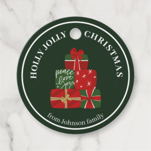 Custom Name Christmas Gift Tag