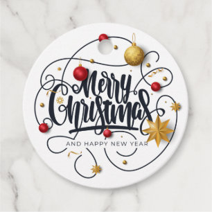 Custom name Christmas Wishes Favour Tags