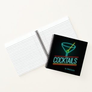 Custom name COCTAILS Notebook