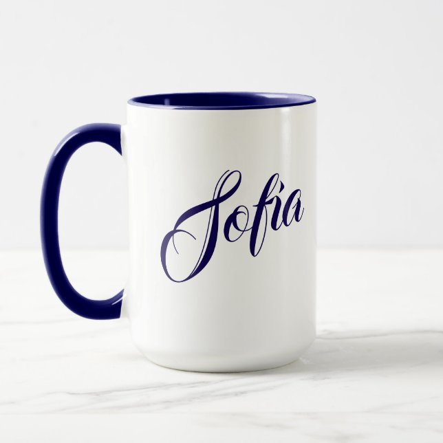 Custom Name Coffee Cup (Left)
