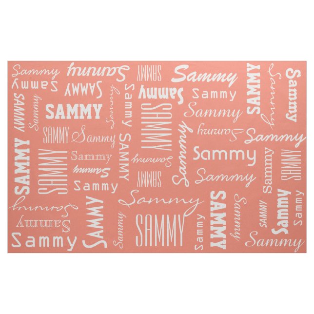Custom Name & Color fabric (Yard)