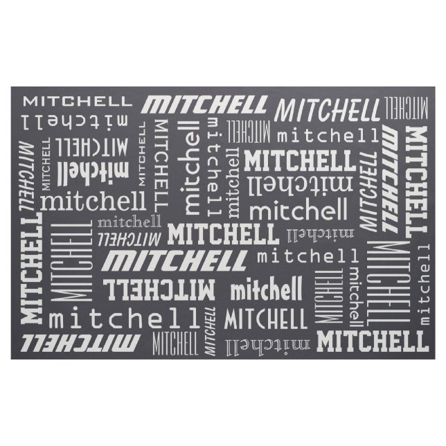 Custom Name & Color fabric (Yard)