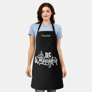 Custom Name & Color Washington DC Apron