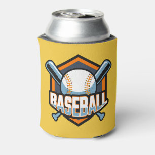 Custom Name & Colour Baseball Can Cooler