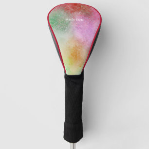 Custom name Colour Explosion Golf Head Cover