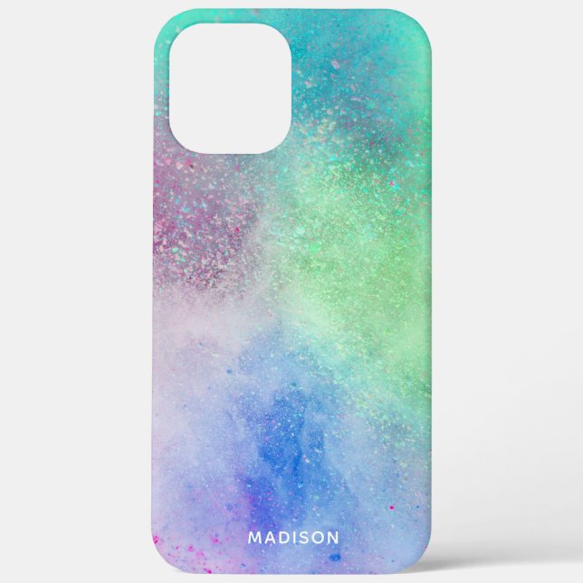Custom name Colour Explosion phone cases (Back)