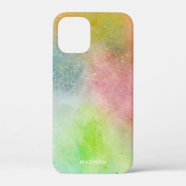 Custom name Colour Explosion phone cases (Back)