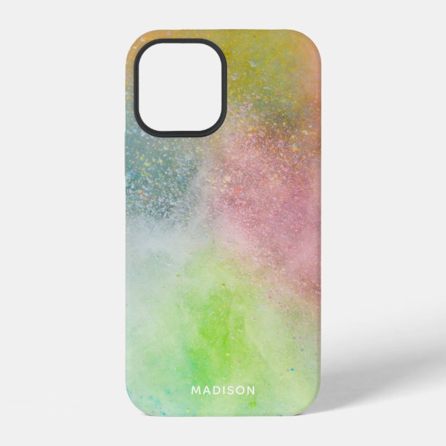 Custom name Colour Explosion phone cases (Back)