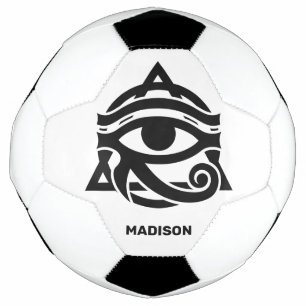 Custom Name & Colour Eye of Horus Football