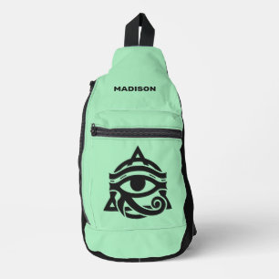 Custom Name & Colour Eye of Horus Sling Bag
