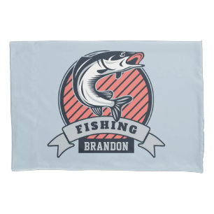 Custom name & colour Fisher pillowcases