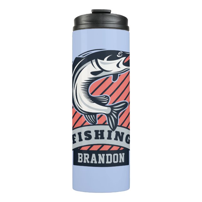 Custom name & colour Fisher tumbler (Front)