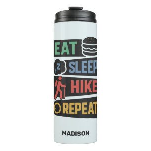 Custom Name & Colour Hiking Thermal Tumbler