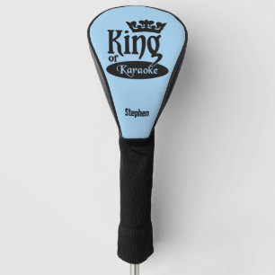 Custom Name & Colour King of Karaoke Golf Head Cover
