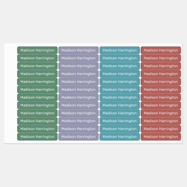 Custom name & colour labels (Sheet)