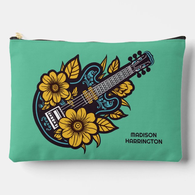 Custom Name & Colour Ukulele Accessory Pouch (Front)