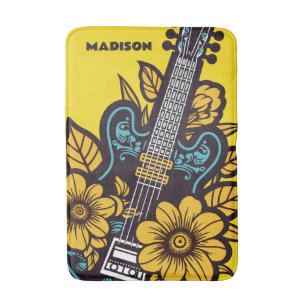 Custom Name & Colour Ukulele Bath Mat