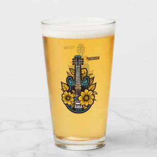 Custom Name & Colour Ukulele Glass