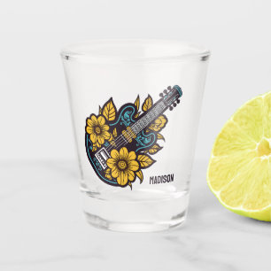 Custom Name & Colour Ukulele Shot Glass