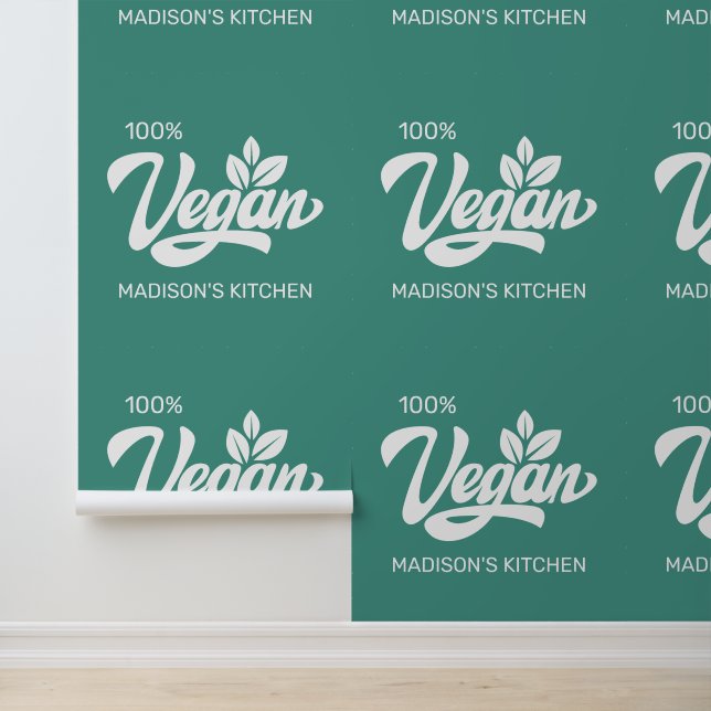 Custom Name & Colour Vegan Wallpaper (Application)
