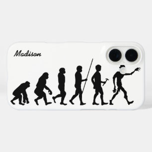 Custom name & colour Zombie Evolution phone cases