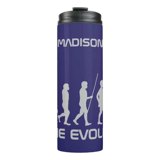 Custom name & colour Zombie Evolution tumbler (Front)