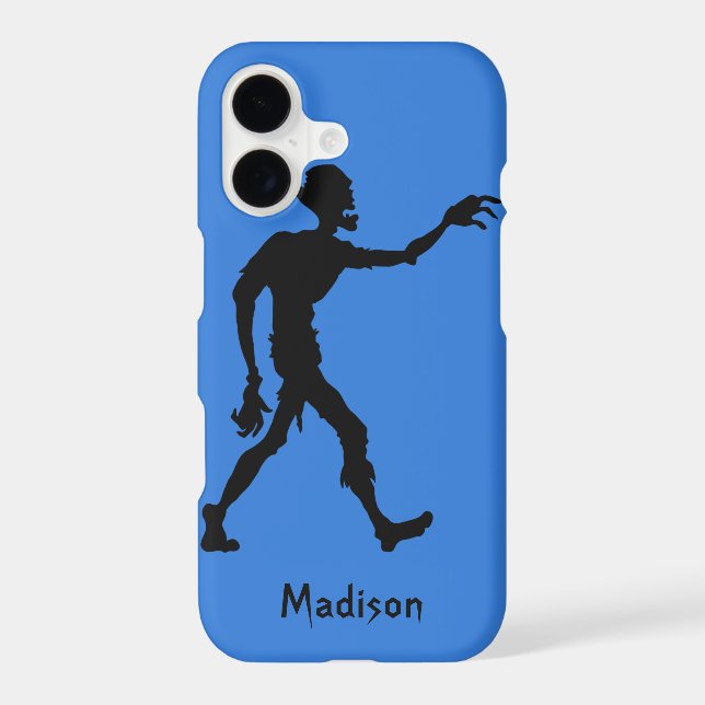 Custom name & colour Zombie phone cases (Back)