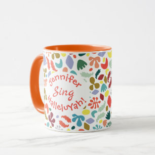 Custom Name Colourful Fun Happy Mug