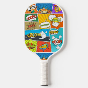 Custom Name Comics Pickleball Paddle