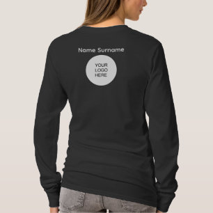 Custom Name & Company Logo Here Womens T-Shirt