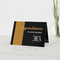 CUSTOM NAME Congratulations - Earning Your MA