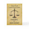 Custom Name Congratulations Passing Bar Exam