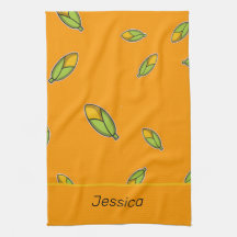 Custom name corn on orange