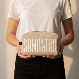 Custom Name Cosmetic Pouch for Women, Bridesmaids